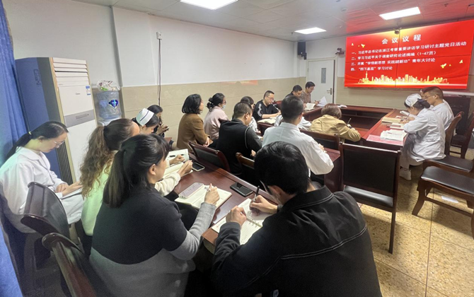  南充市身心醫(yī)院第四黨支部專題學(xué)習(xí)貫徹習(xí)近平總書記考察浙江重要講話精神