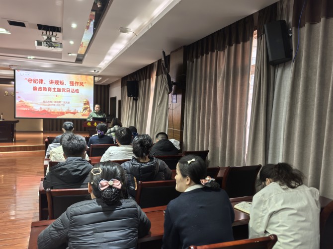 南充市身心醫(yī)院第二黨支部開展“守紀(jì)律 講規(guī)矩 強(qiáng)作風(fēng)”廉政教育主題黨日活動