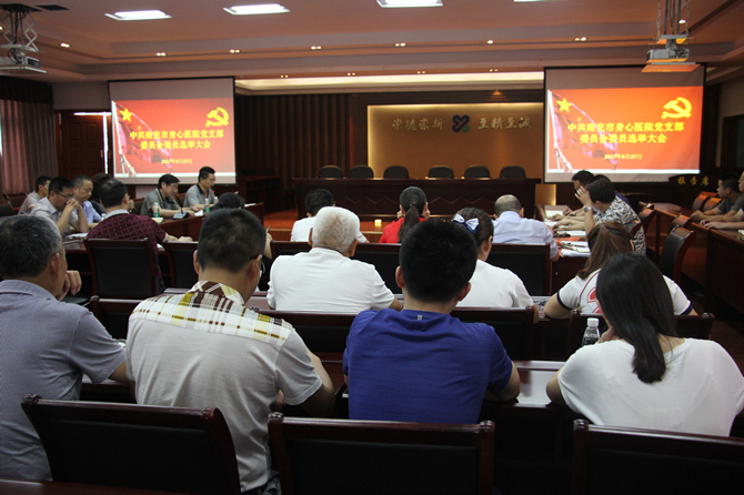 南充市身心醫(yī)院黨委召開了支部委員會委員選舉大會